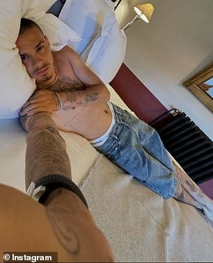 Romeo is also a fan of posing with his underwear on display, if this recent Instagram photo is anything to go by, he appears in the photo...