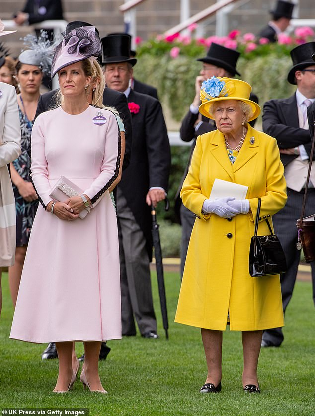 Over time, the Queen came to regard Sophie as the Firm's most trusted confidant (the pair are pictured together in 2018).