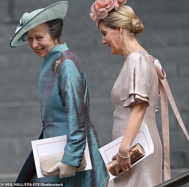 Royal expert Richard Fitzwilliams compared Sophie to Princess Anne (both pictured in 2022) because she simply 