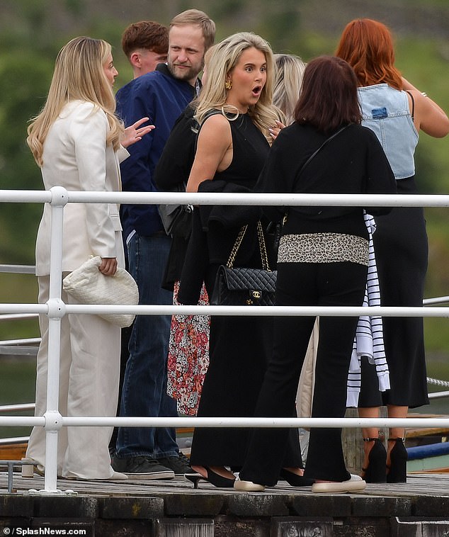 During the boat trip, Molly and Zoe seemed to be in great spirits as they chatted with their family members.