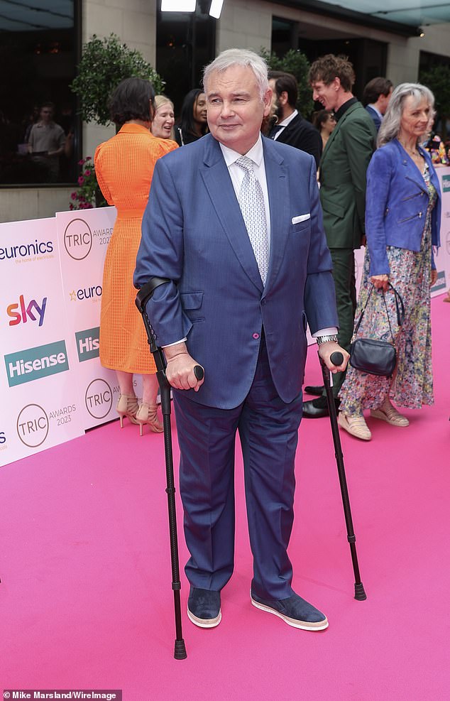 In September 2022, Eamonn was forced to step away from his GB news show due to undergoing vital back surgery to relieve his chronic back pain (pictured last year).