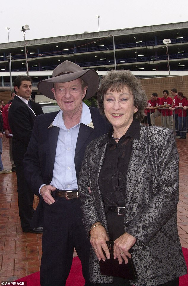 The Kempsey lad, who died aged 76 in 2003, set up a company called The Slim Dusty Group in 1973. It controls the country music legend's assets and has changed its name to Slim Dusty Enterprises. Pictured: Slim and his wife Joy, who died last year aged 93