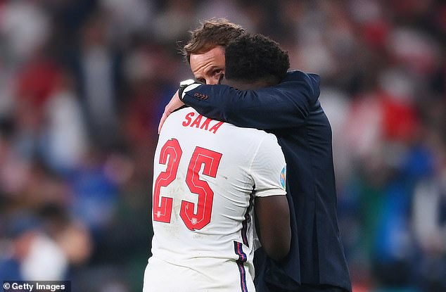 It was a 'moment of redemption' for Saka after his devastating goal in the Euro 2021 final