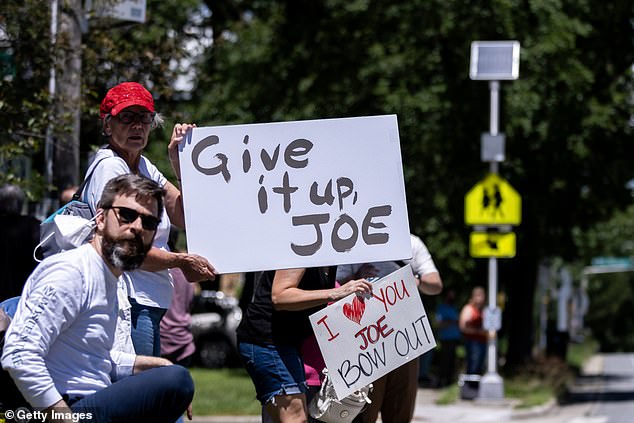 Democrats are also pushing to oust the president as their party's nominee.