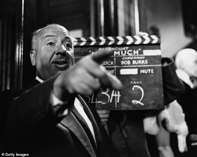 Alfred Hitchcock filming The Man Who Knew Too Much in 1955