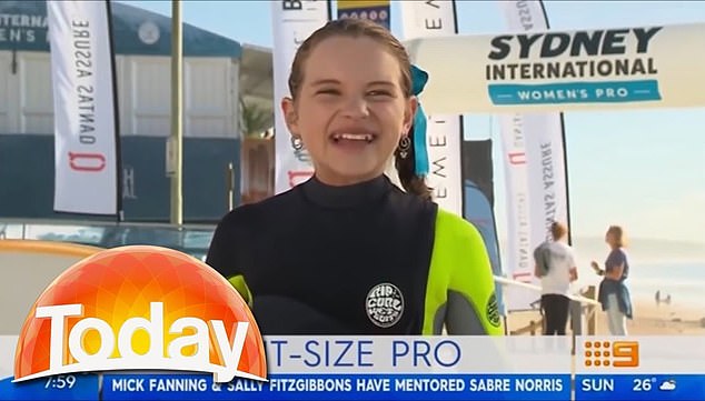 Sabre Norris became a viral sensation after leaving Karl Stefanovic and the Today Show crew in stitches during a hilarious interview.