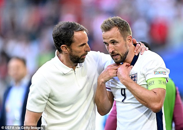 The England manager (left) has had a poor tournament and is lucky to still be here.