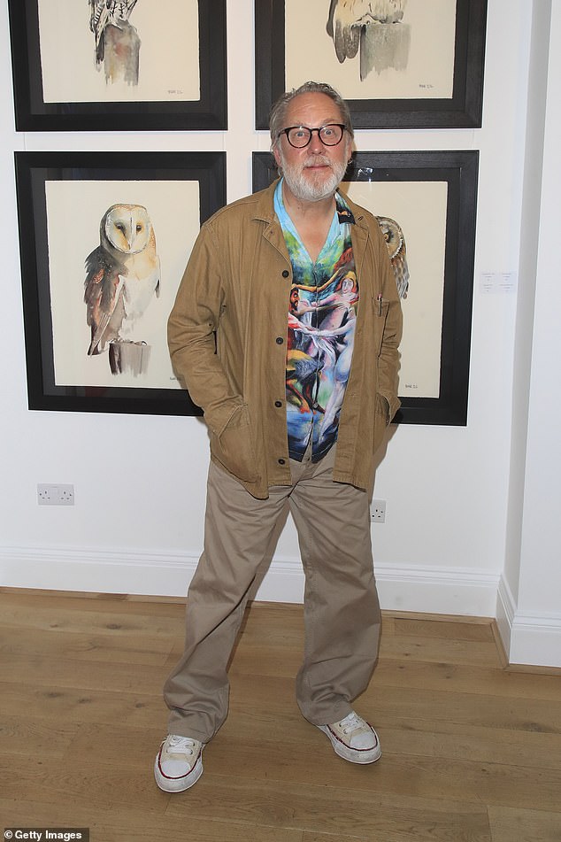 Vic Reeves, 65, submitted his colourful Antony and Cleopatra artwork to the Royal Academy of Arts under his real name Jim Moir.