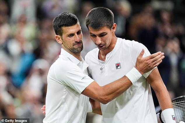 Novak Djokovic put in a stunning performance at Wimbledon to beat Alexei Popyrin