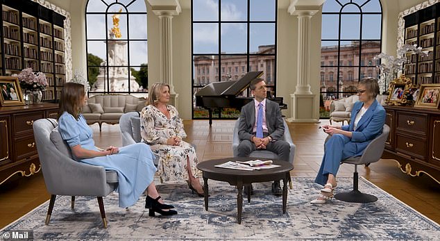 Charlotte Griffiths, Rebecca English, Richard Eden and Jo Elvin discuss Harry and Meghan in Palace Confidential