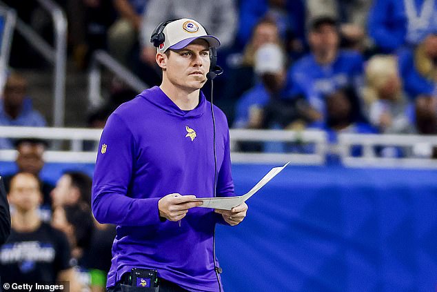 Vikings head coach Kevin O'Connell admitted that he was left 