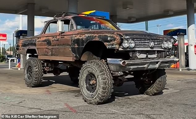 An example of a simple project that No Kill Car Shelter frequently works on. It's a 1961 Buick LeSabre.