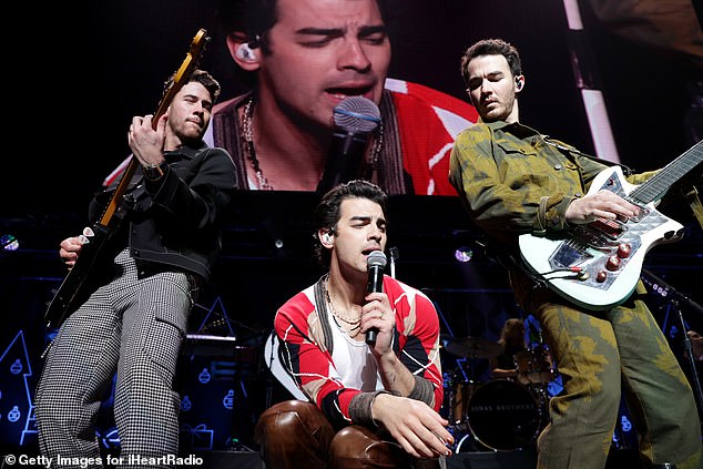 The Jonas Brothers rose to fame in 2005 after appearing on the Disney Channel, famously appearing on their own show; seen in 2021