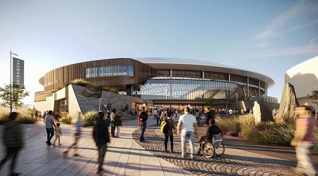 The 23,000-capacity stadium will be built to house Tasmania's new AFL team