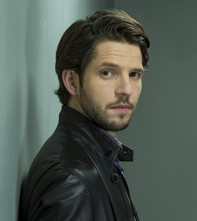 Damien Molony as his character DS Jack Weston in the Channel 5 drama series Suspects