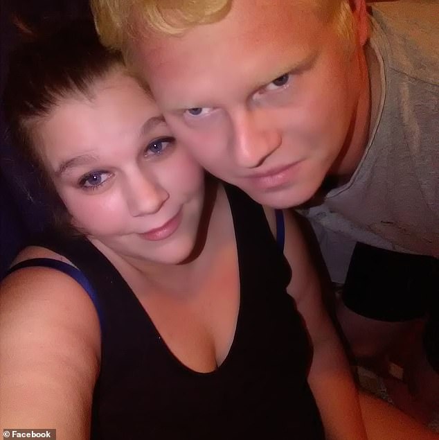 Police allege Heasman (pictured with 9-year-old Stacey Gammage) deliberately lit the fire and tried to prevent first responders and police from entering the home to save the children.