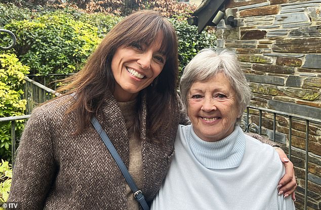 Presenter Davina McCall (pictured left) revealed to a tearful and emotional Ros that the Long Lost Family had found her daughter.