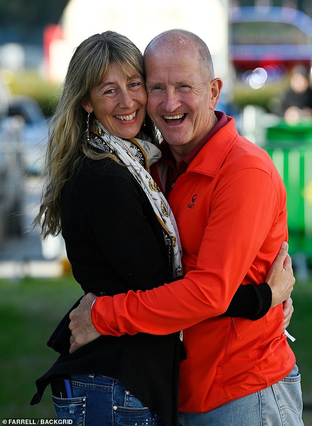 Eddie The Eagle Edwards pictured with his long-time girlfriend Karen Pearce