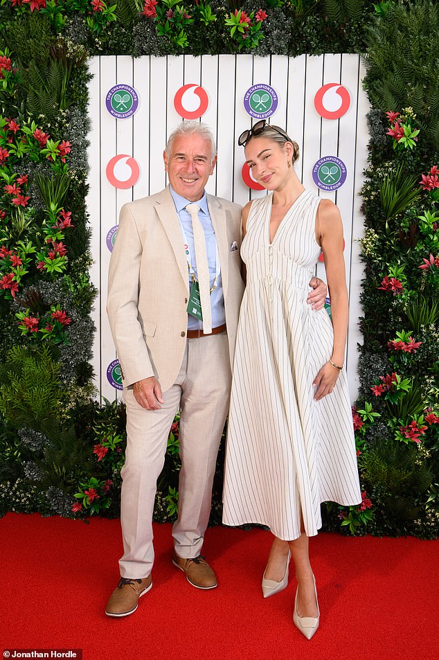 On Thursday, Zara made her first public appearance since reports of the couple's crisis talks when she chose her father Alan as her date at Wimbledon.