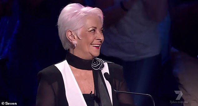 Richey was introduced to great fanfare by co-host Sonia Kruger, who excitedly announced: 