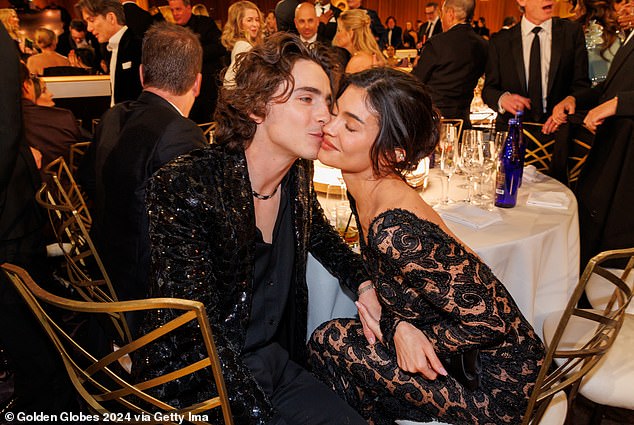 The last time the couple was photographed together was earlier this year in January, when they attended the Golden Globes together (pictured).