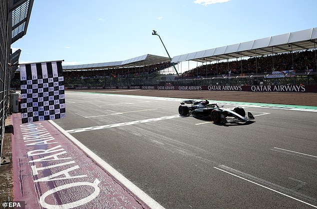 Hamilton crossed the finish line 1.465 seconds ahead of his closest competitor, Max Verstappen