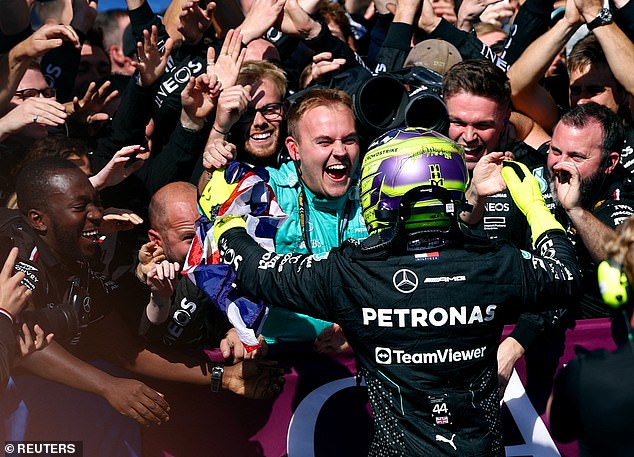 Hamilton's record-extending victory was hugely popular with the home crowd at Silverstone.