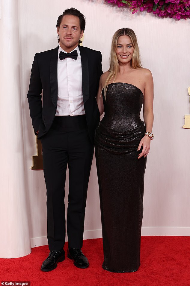 Tom and Margot are seen together at the 96th Academy Awards on March 10, 2024