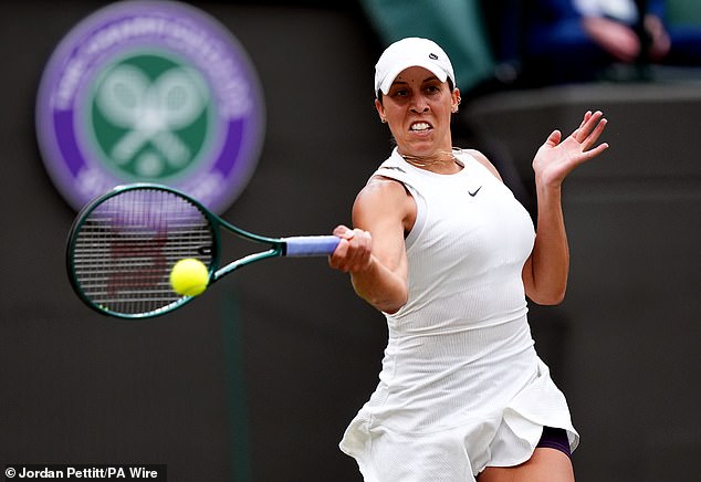 After losing the first set, Keys rallied to win a tiebreak in the second against Jasmine Paolini.