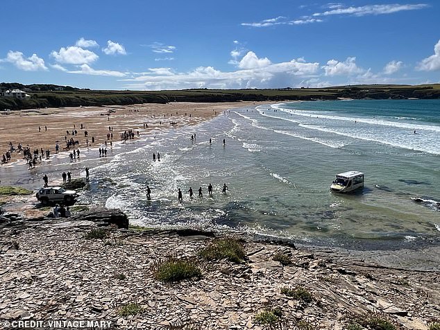 Harlyn Bay beach is considered one of the best family beaches in Cornwall thanks to its golden sand and proximity to Padstow.