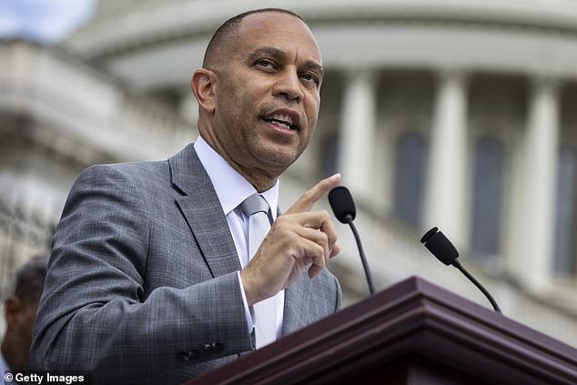 Democratic Leader Hakeem Jeffries scheduled the call with caucus members as they prepare to return to Washington, D.C. on Monday after a break for the July 4 holiday.