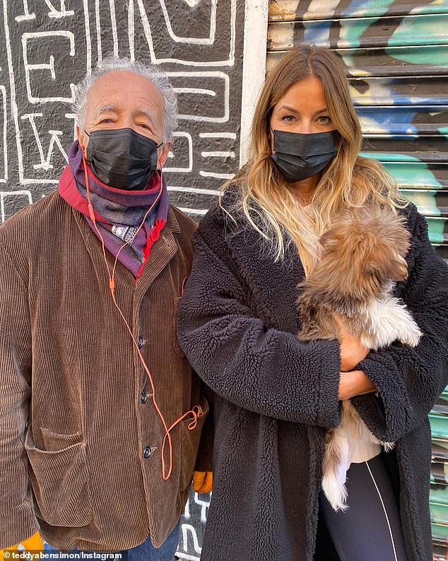 The Illinois-born socialite was previously married to fashion photographer Gilles Bensimon (left, pictured in 2021), who, at 80, is 10 years younger than her father Thomas Killoren, from 1997 to 2007.