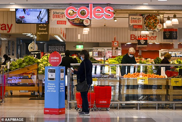 This comes as Coles and Woolworths are forced to ration egg purchases as the supply chain is restricted by outbreaks of bird flu (file image)