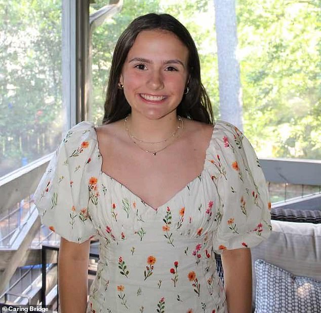 Lulu Gribbin was one of the teenagers attacked by a shark last month in Florida. The bites were so severe that surgeons had to amputate her 