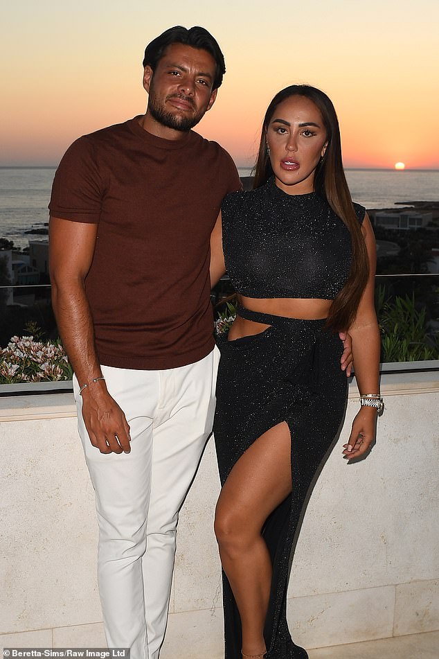 Meanwhile, Sophie Kasaei, 34, exuded elegance as she cut a glamorous figure in a sparkly black ensemble and was accompanied by boyfriend Jordan Brook, 29.