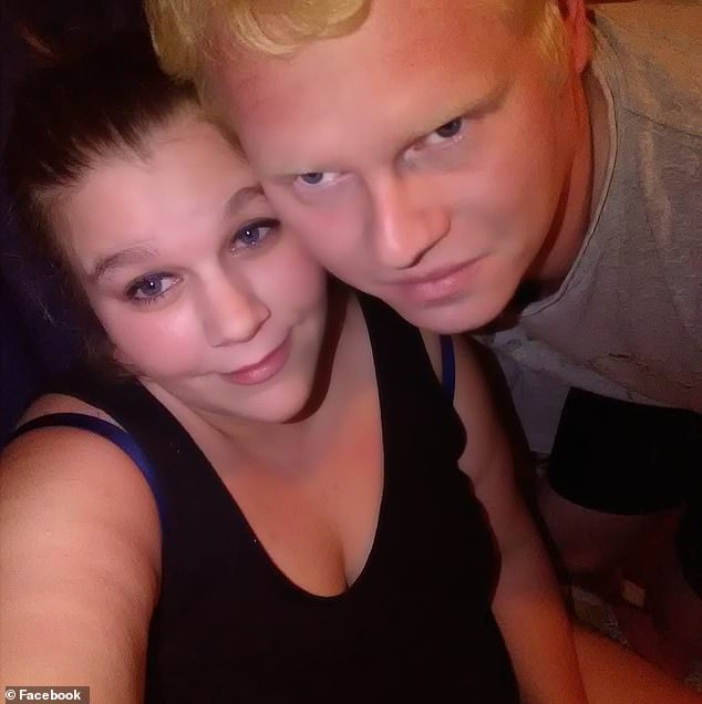 Dean Heasman, 28, and Stacey Gammage, 29, are pictured together. Three of their seven children died in the fire.