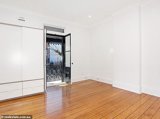 She rents the property for $750 a week, which is about 40 per cent of the average salary in New South Wales (property pictured)