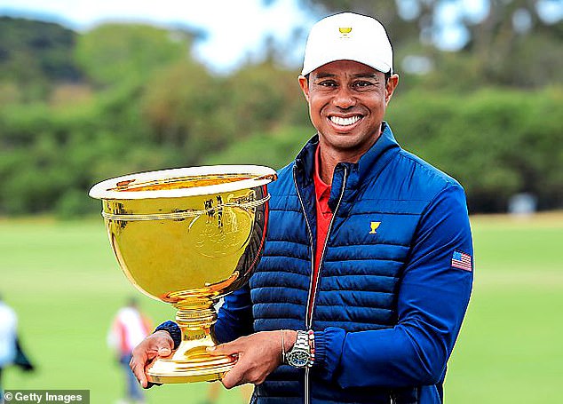 The 15-time major winner led the U.S. to victory during the 2019 Presidents Cup