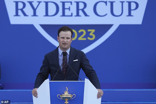 Zach Johnson said before last year's Ryder Cup that he would seek advice from Woods.