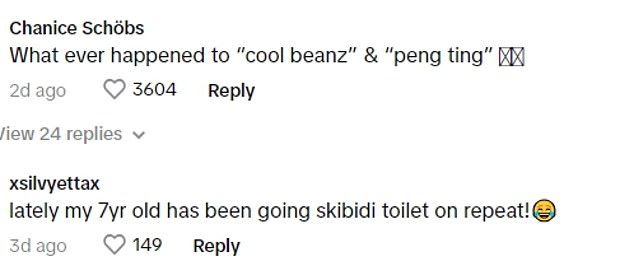 Viewers took to the comments to share their confusion and also to suggest what the definitions of the out-of-place vocabulary might be.