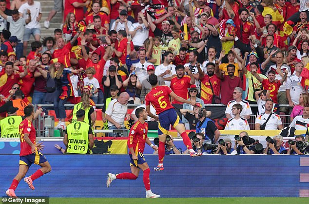 Spain (pictured), the Netherlands and France join England in the semi-finals of the tournament.