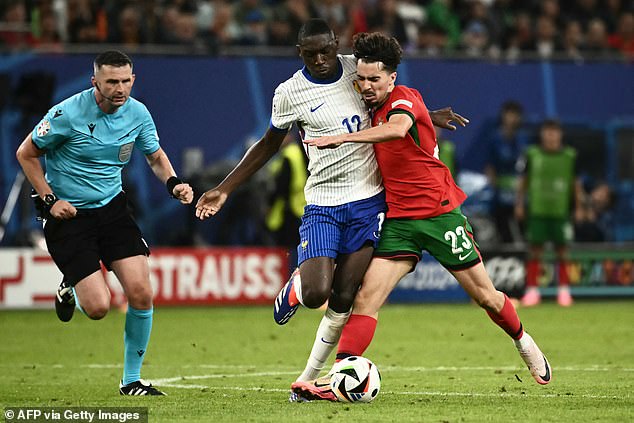 Randal Kolo Muani struggled to make an impact in France's quarter-final clash with Portugal on Friday