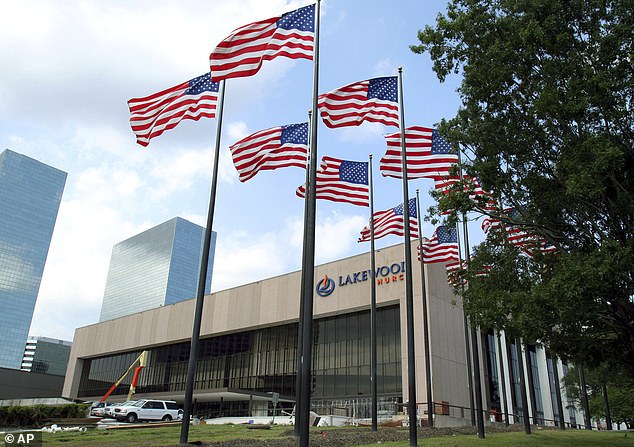 Osteen's massive Lakewood Church in Houston