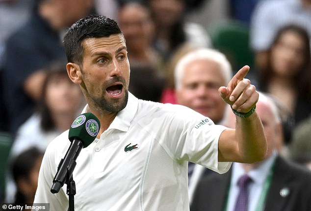 The seven-time champion turned his on-court interview into a tirade about what he felt were boos directed at him.