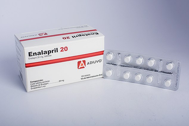 But drug companies hope the new mini-tablet could be a better alternative to enalapril (File image)