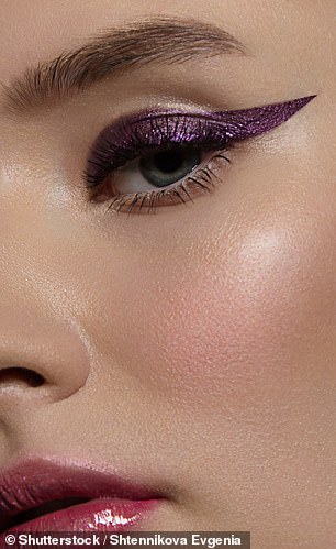 Mr Goss recommends opting for classic matte eyeshadows rather than bolder metallic shades.