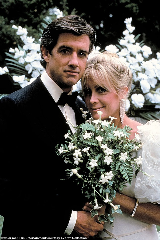 Sheehan's longest-running role was as Ben Gibson on the prime-time soap opera Knots Landing (pictured). He played Ben Gibson, the journalist and second husband of Valene Ewing (Joan Van Ark) from 1983 to 1987; he is pictured here with Van Ark.