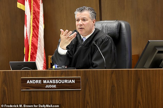 Judge Andre Manssourian speaks during a court hearing for Jaden Cunningham, Malachi Darnell and Leroy McCrary. He was puzzled by the fact that none of them showed up and added that he had heard it could have been due to 