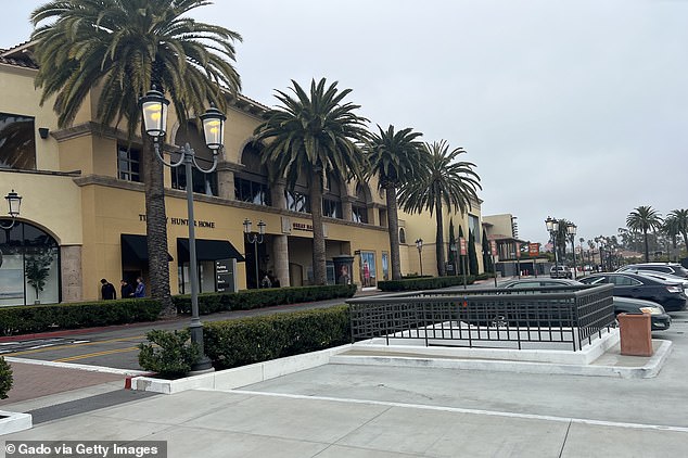 General view of the Fashion Island Mall in Newport Beach, California, where the McKays were robbed. It is generally considered a safe place