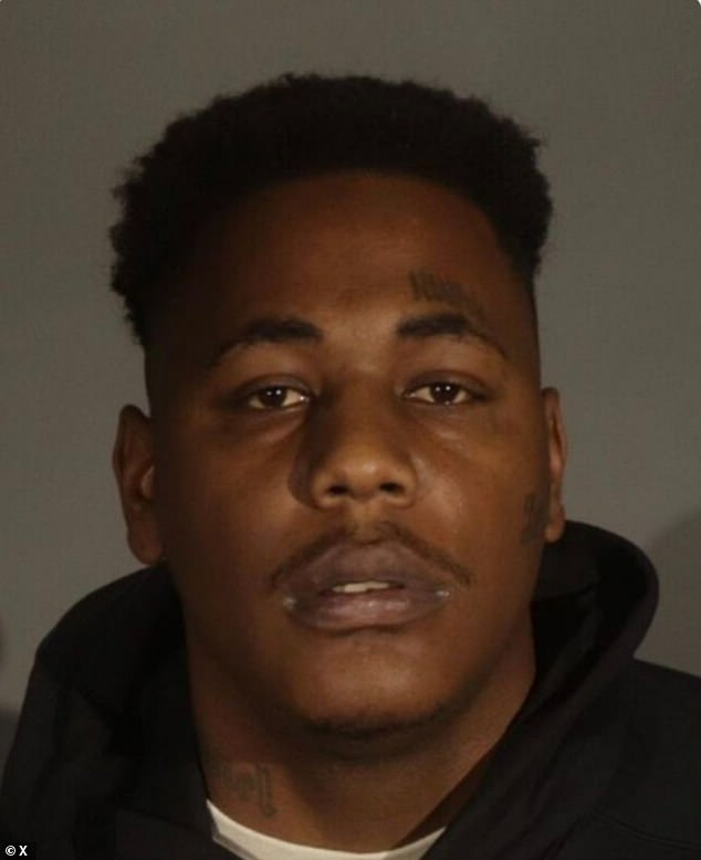 Leroy McCrary, pictured, has a criminal record that includes a chillingly similar assault in another upmarket beach community.